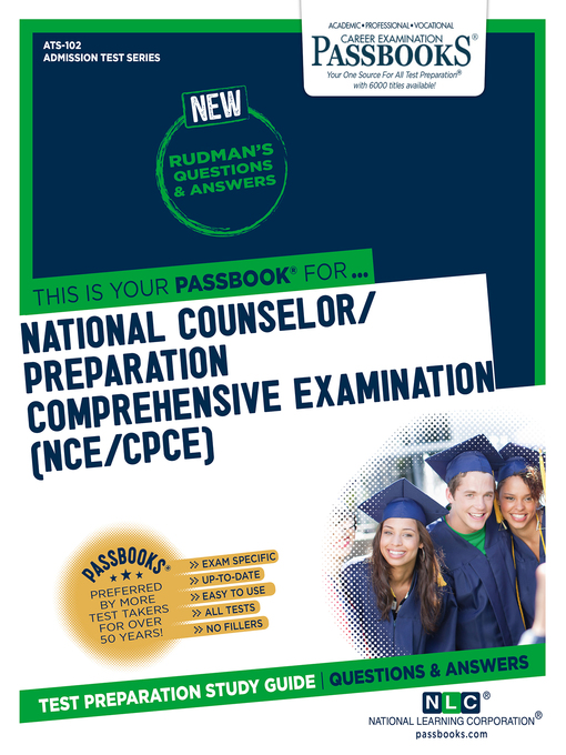 Title details for NATIONAL COUNSELOR EXAMINATION (NCE) by National Learning Corporation - Available